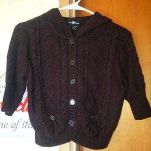 It's Our Time Brown Knitted Sweater, Girls XL (14-16)